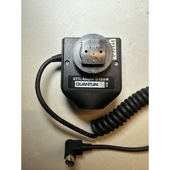 Quantum Qflash T3d-R Professional‎ Auto/TTL Flash Unit And QTTL adapter D-12 W-R - Picture 8 of 11